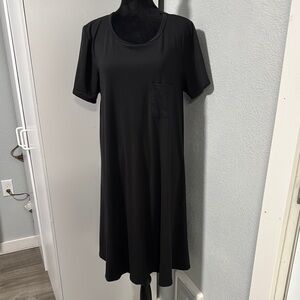 LuLaRoe Classic Black Midi Dress